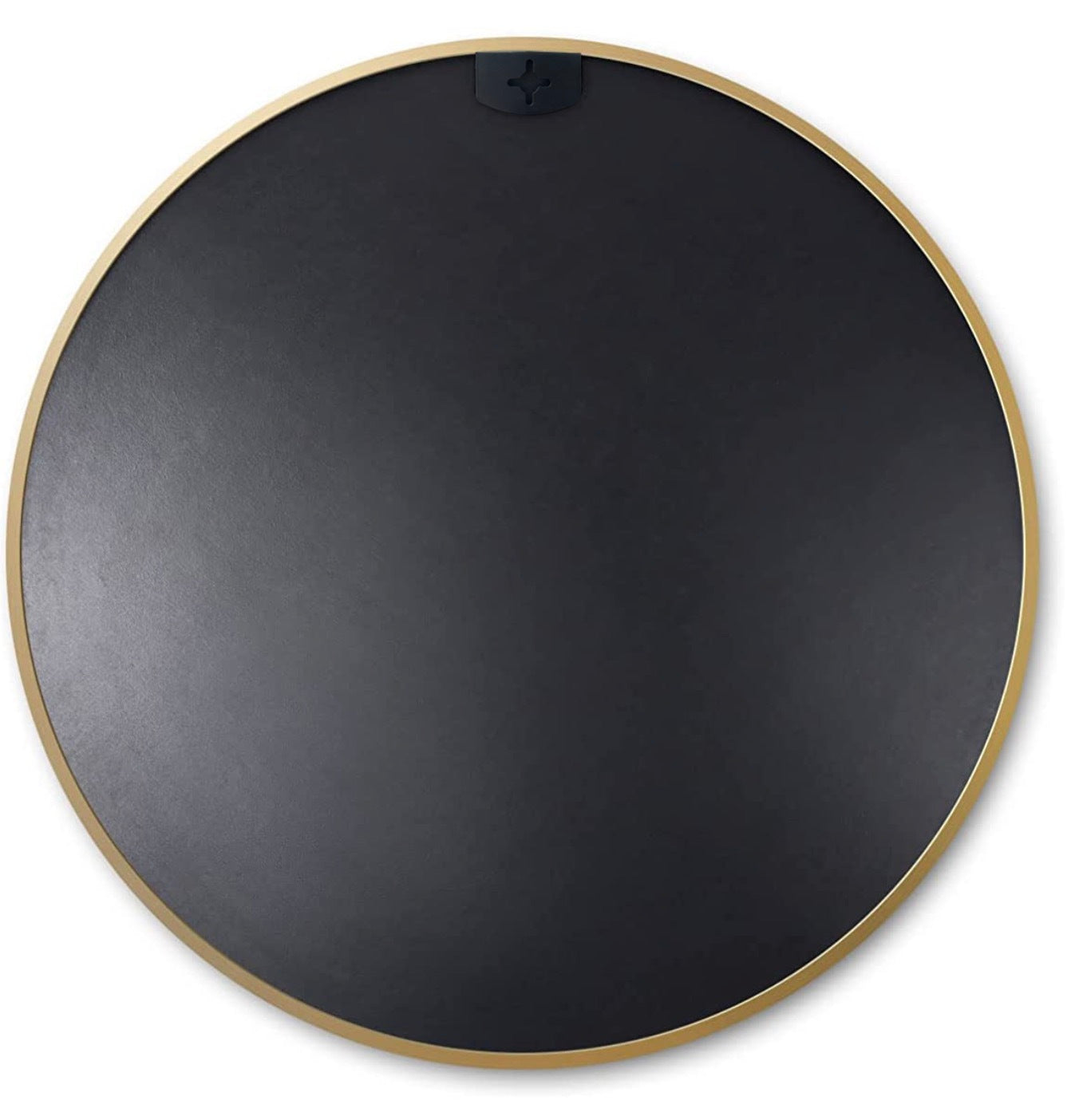 24 Inch Gold Metal Framed Round Bathrrom Mirror for Wall.
