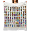 Furby Collection Throw Blanket