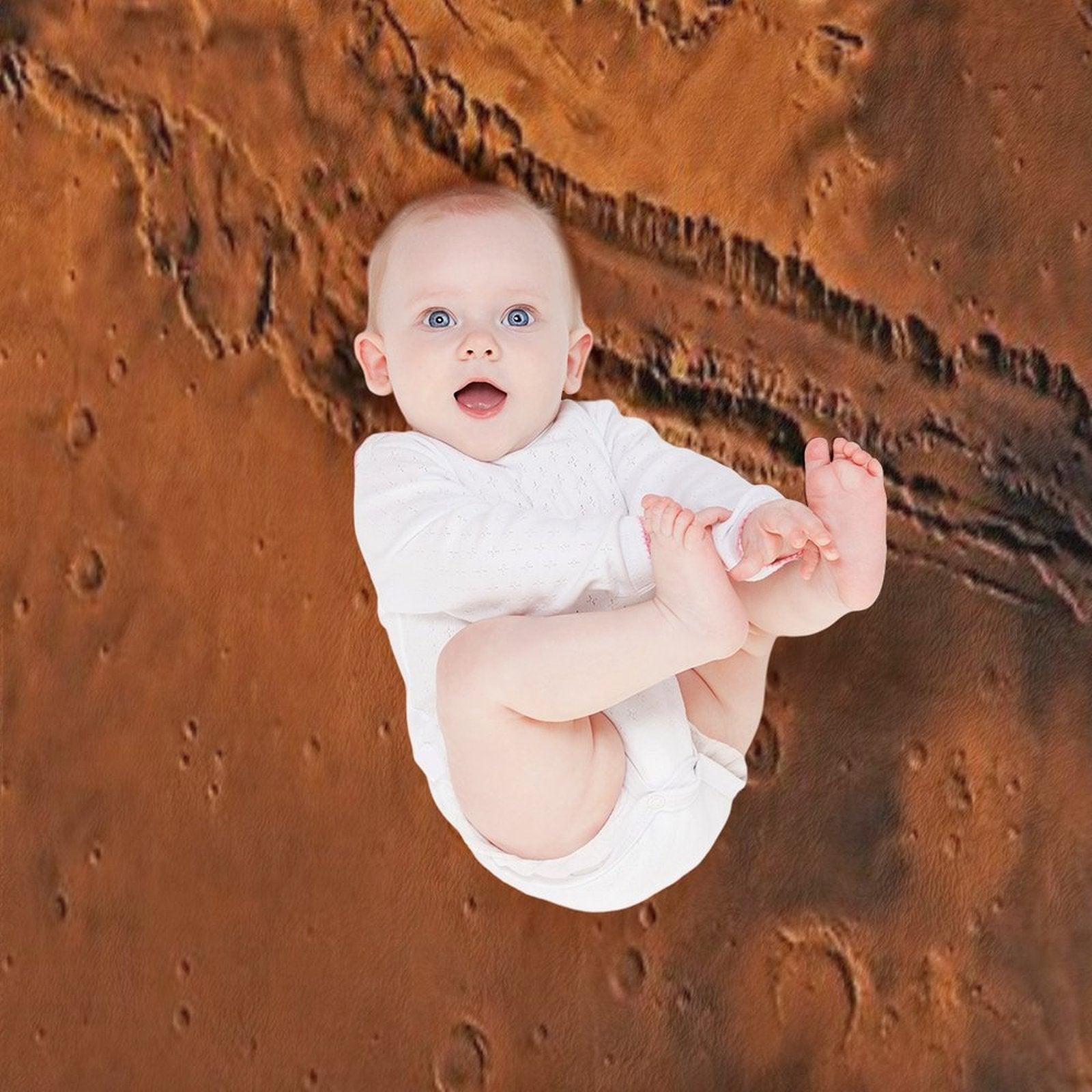 Mars Throw Blanket