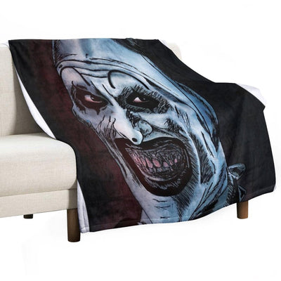 Art The Clown Durable Throw Blanket