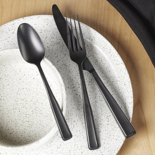 Reid Vintage Black 20 Piece Flatware Set Service for 4 by Oneida - Gifts for You 'n Me