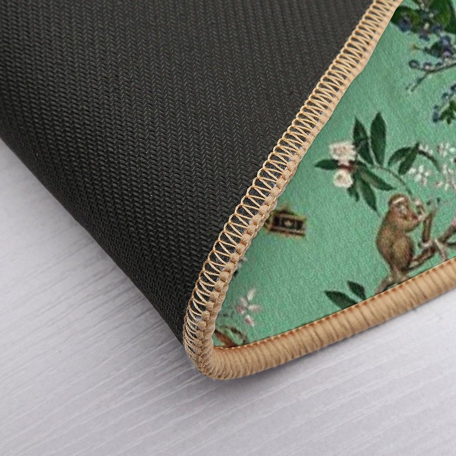 Monkey World Green Bath Mat