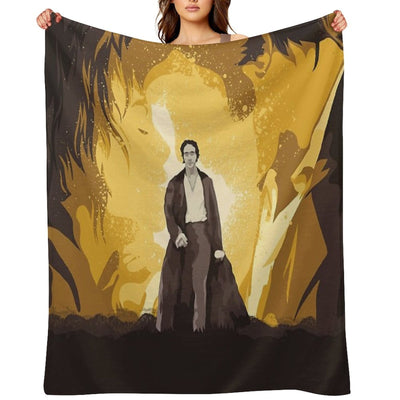 Mr. Darcy Tugging On Heartstrings All-season Throw Blanket
