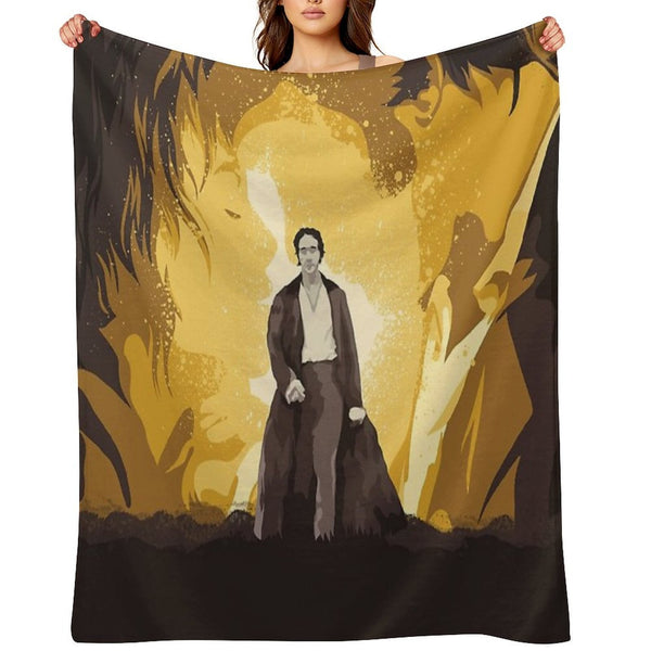 Mr. Darcy Tugging On Heartstrings All-season Throw Blanket