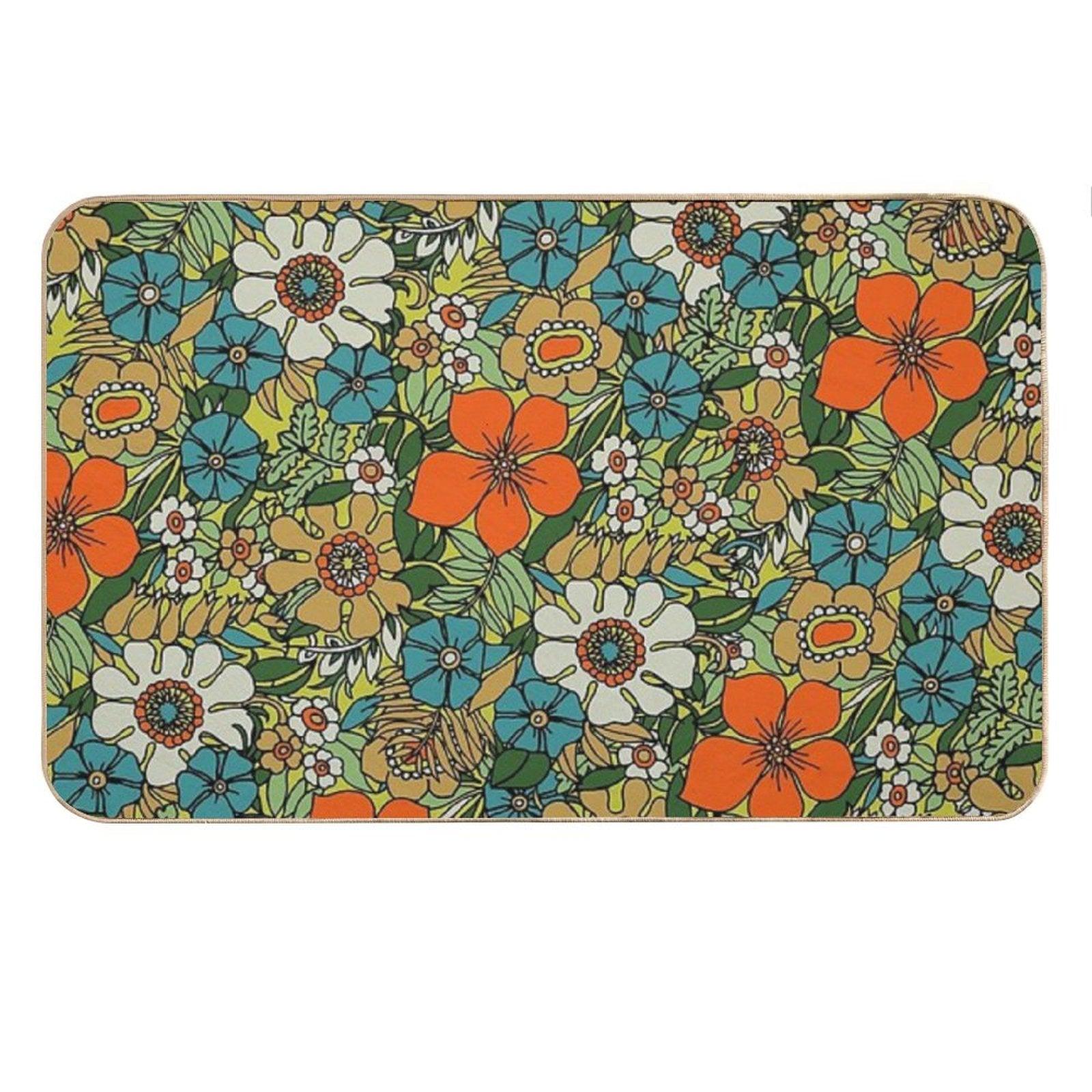 70s Plate Bath Mat