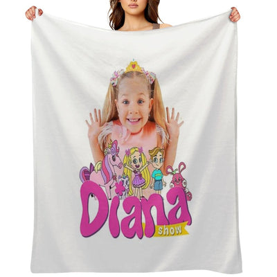 The Kids Diana Show Wrinkle-free Throw Blanket