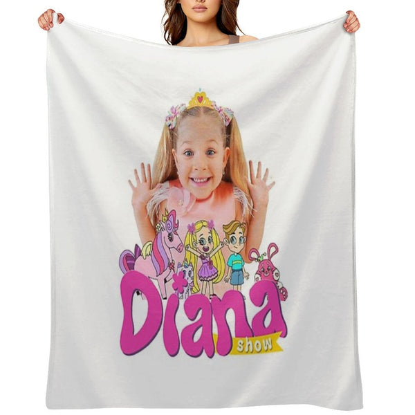 The Kids Diana Show Wrinkle-free Throw Blanket