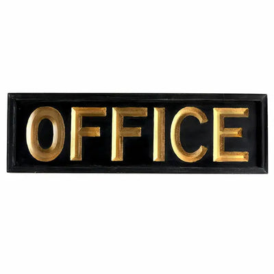 Wooden Office Sign