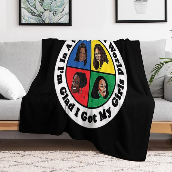 Living Single Shirt Machine-washable Throw Blanket