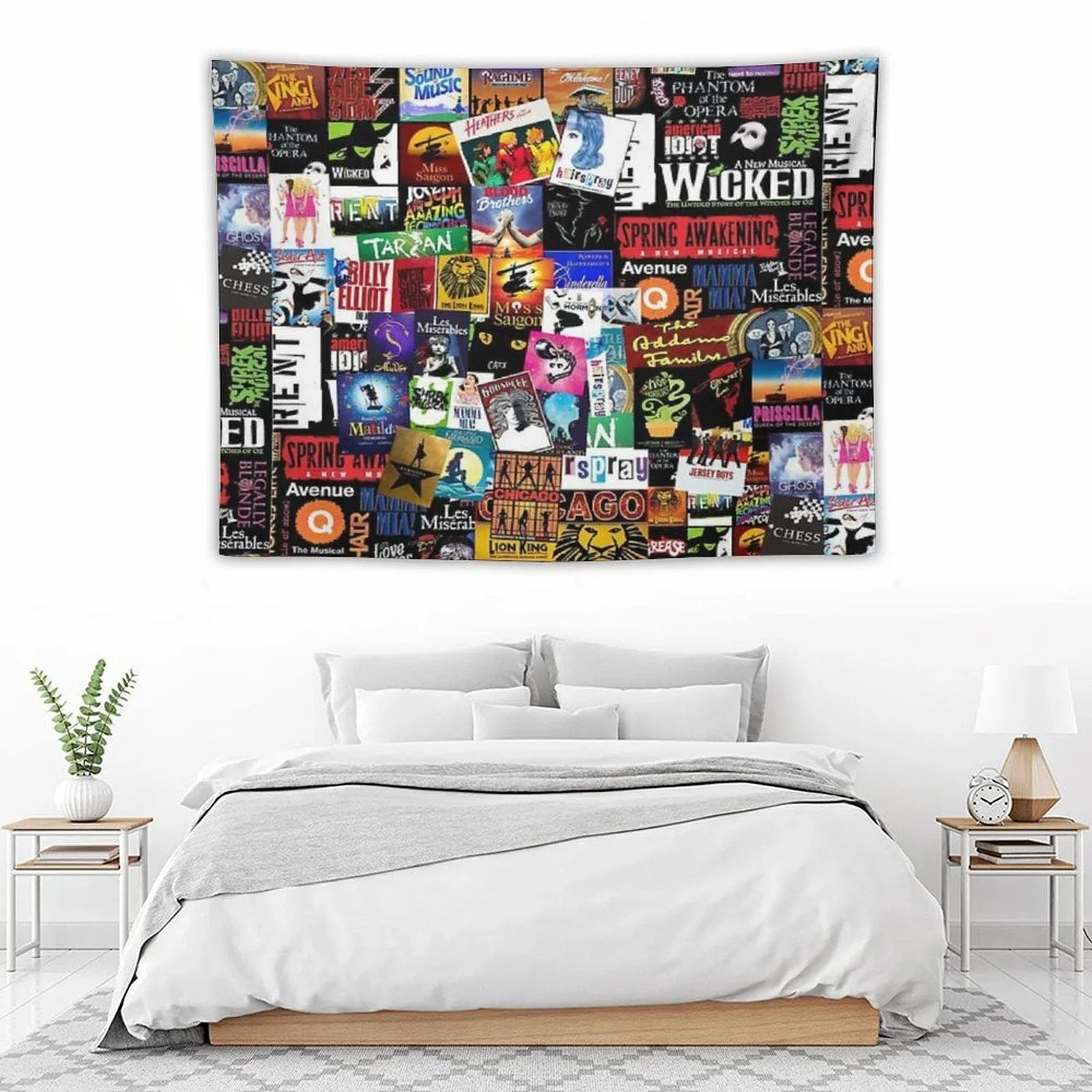 Musicals Collage II Original Tapestry