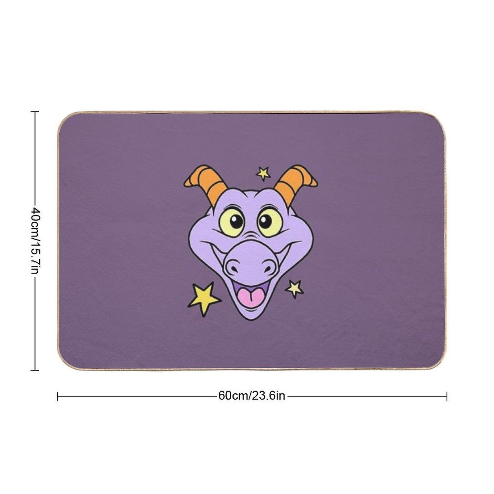 Figment with Stars  Odorless Bath Mat