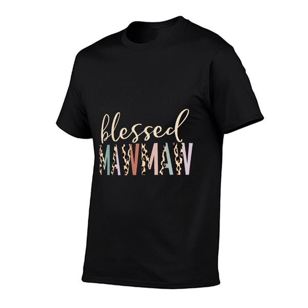 Blessed Mawmaw Cute Leopard Print T-Shirt