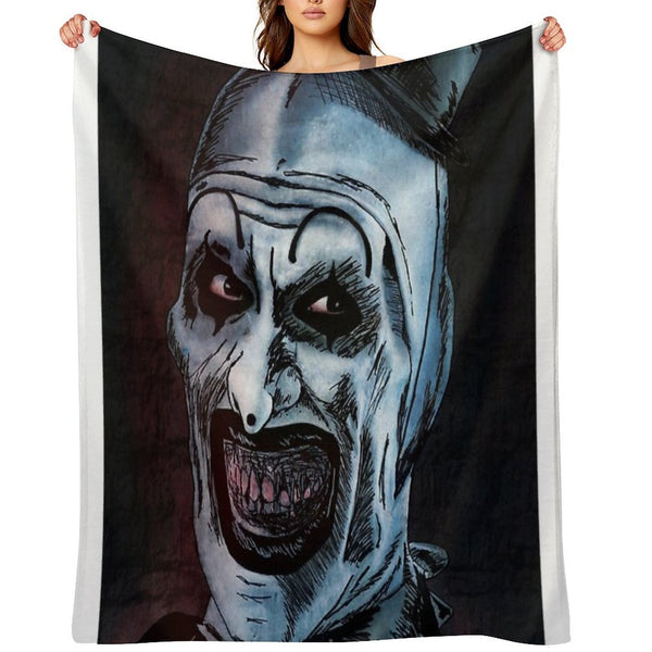 Art The Clown Durable Throw Blanket