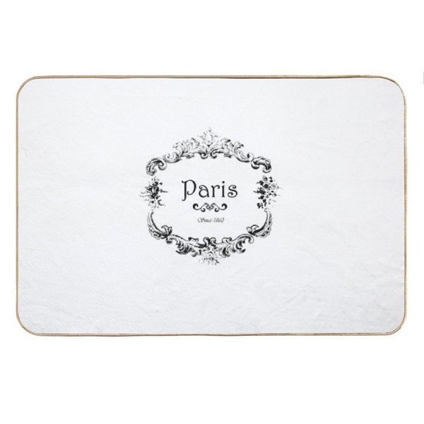 Paris Since 1860 Vintage Logo Bath Mat
