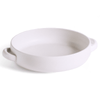 Stoneware Serving Plate With Handles 13.4