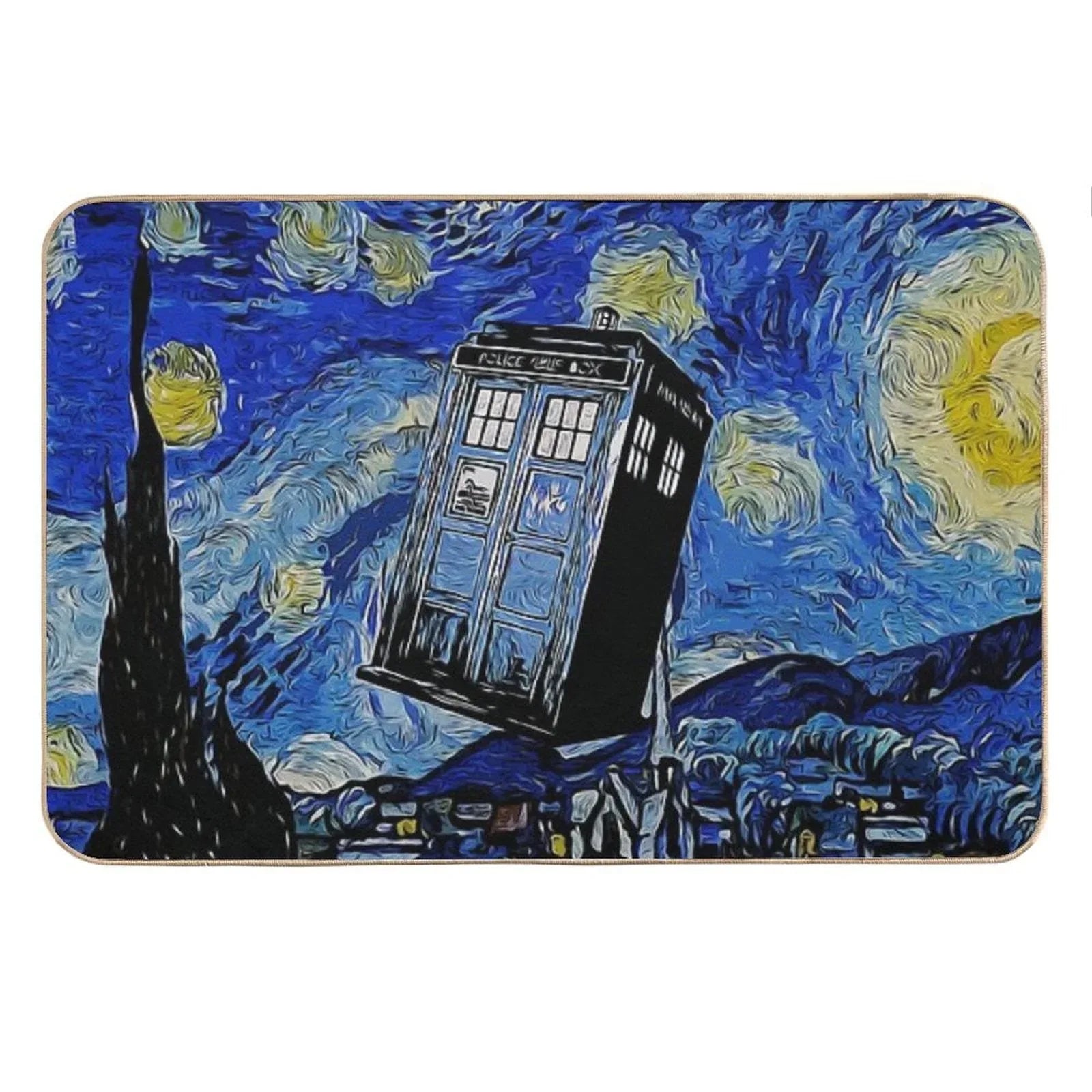 Van in Time Bath Mat