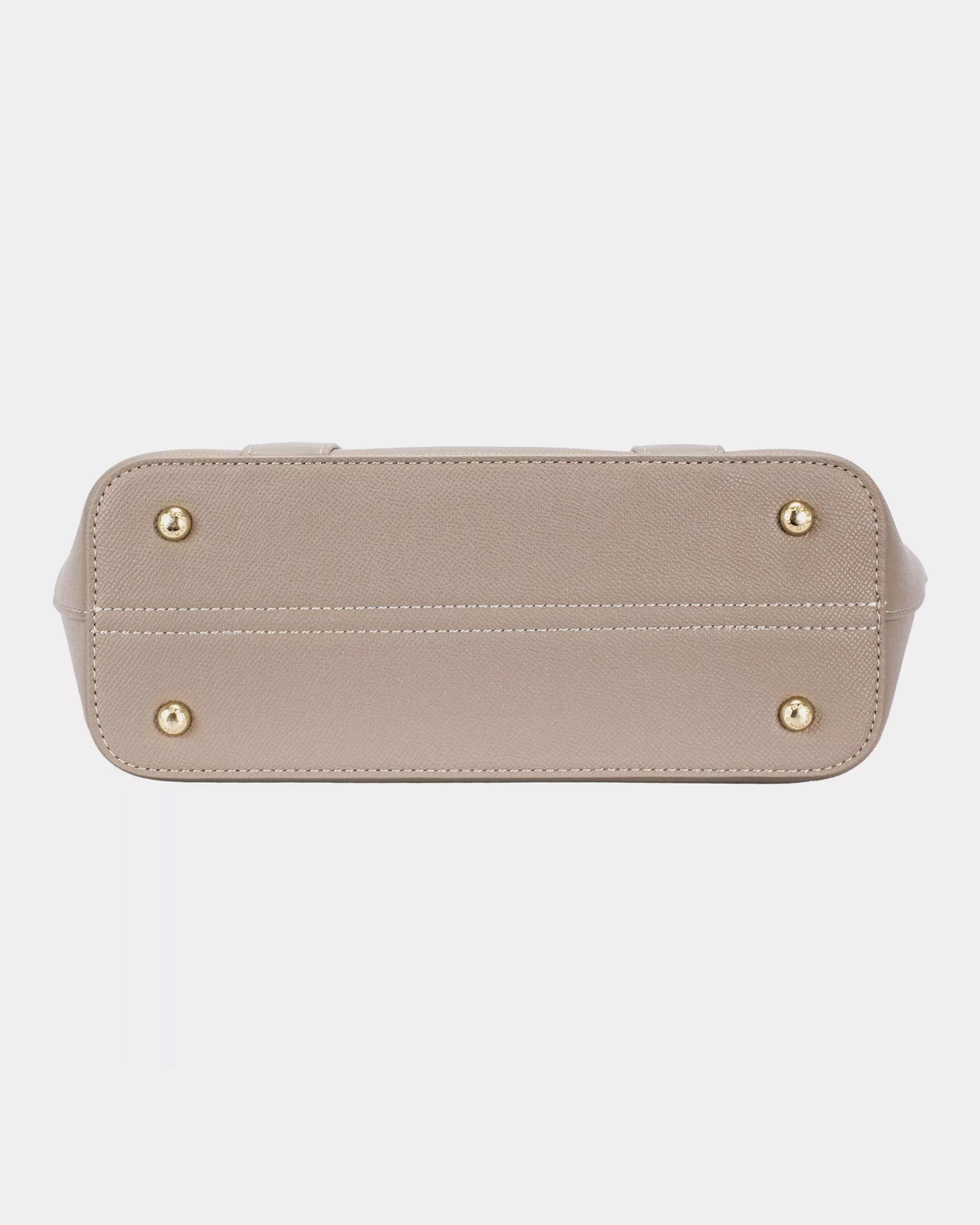 David Jones Leather Tote Bag with Gold Hardware Berry Charmz