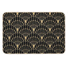 Deco Scales (gold + Black) Bath Mat