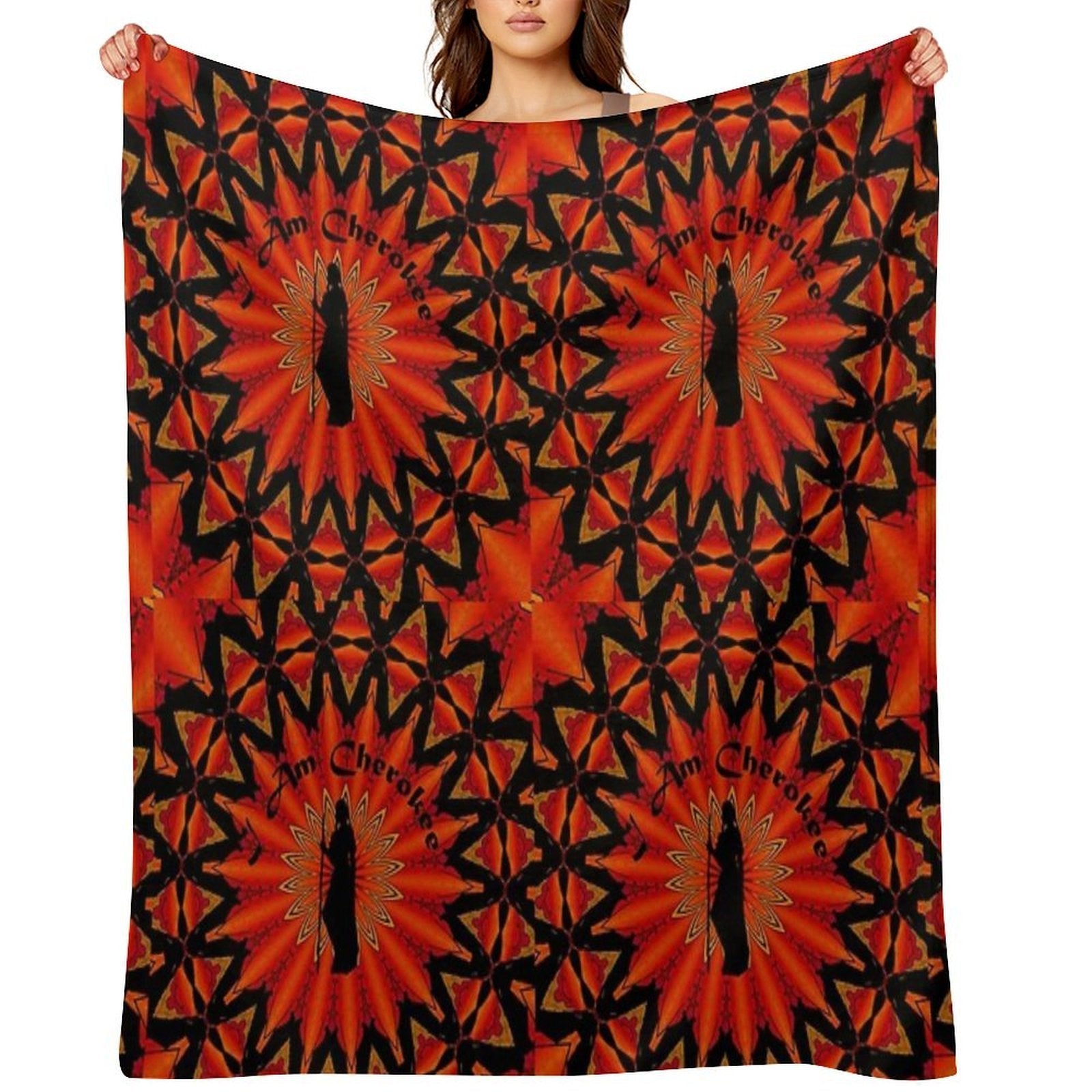 Cherokee Easy Care Throw Blanket