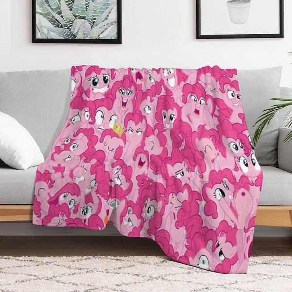 Pinkie Pie Mess Wrinkle-free Throw Blanket