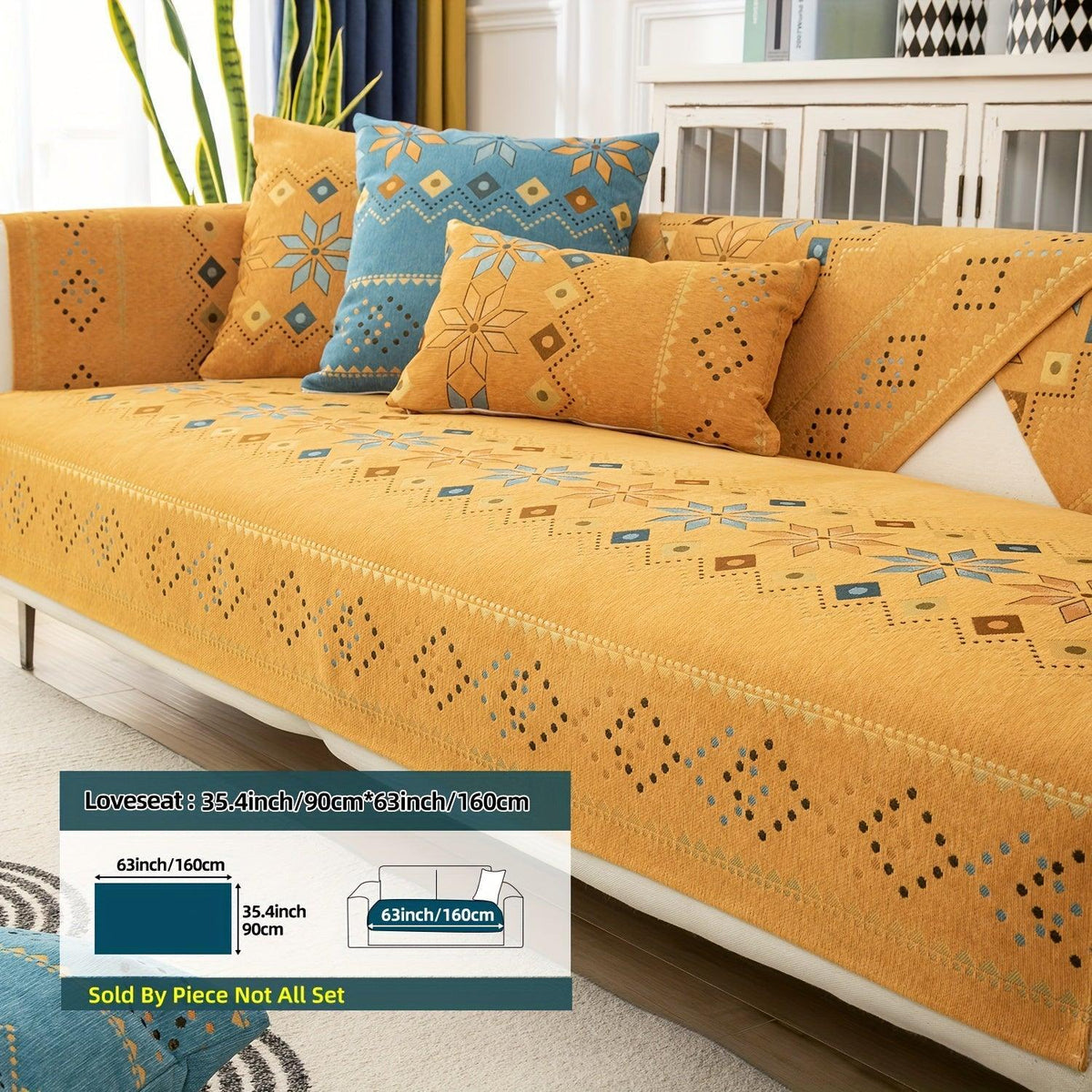 Stylish Bohemian Chenille Slipcovers for Couches