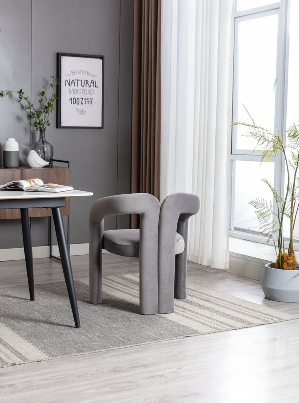 Set of 2 Contemporary Upholstered Accent Chair