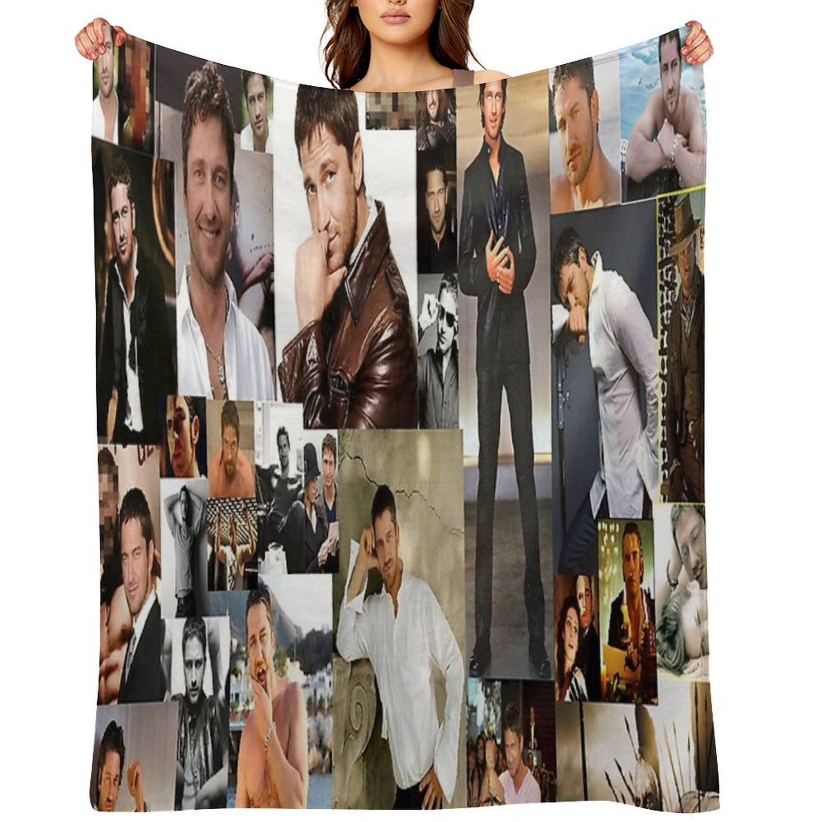 Gerard Butler Shrink-resistant Throw Blanket