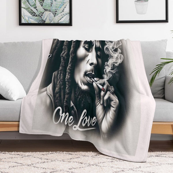BOB MARLEY Easy Care Throw Blanket