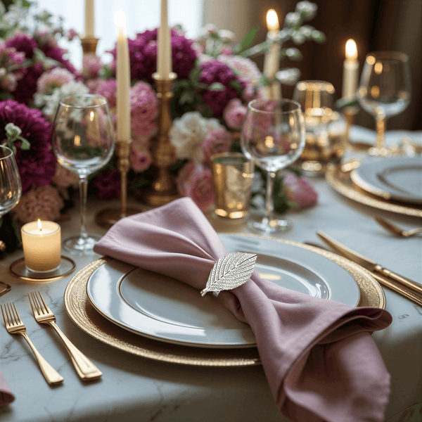 Silver Leaf Napkin Rings – Silver Leaf Design