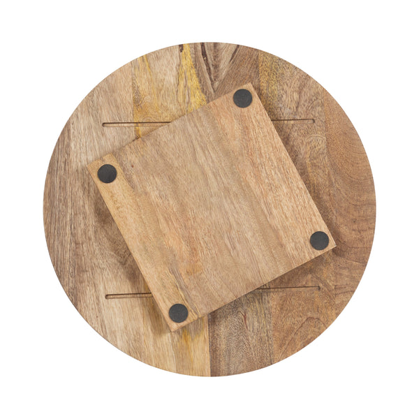 Halsey Round Lazy Susan Tray