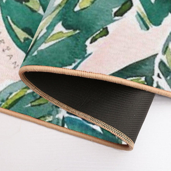 BIG FEELINGS BANANA LEAF TROPICAL  Anti-Trip Bath Mat