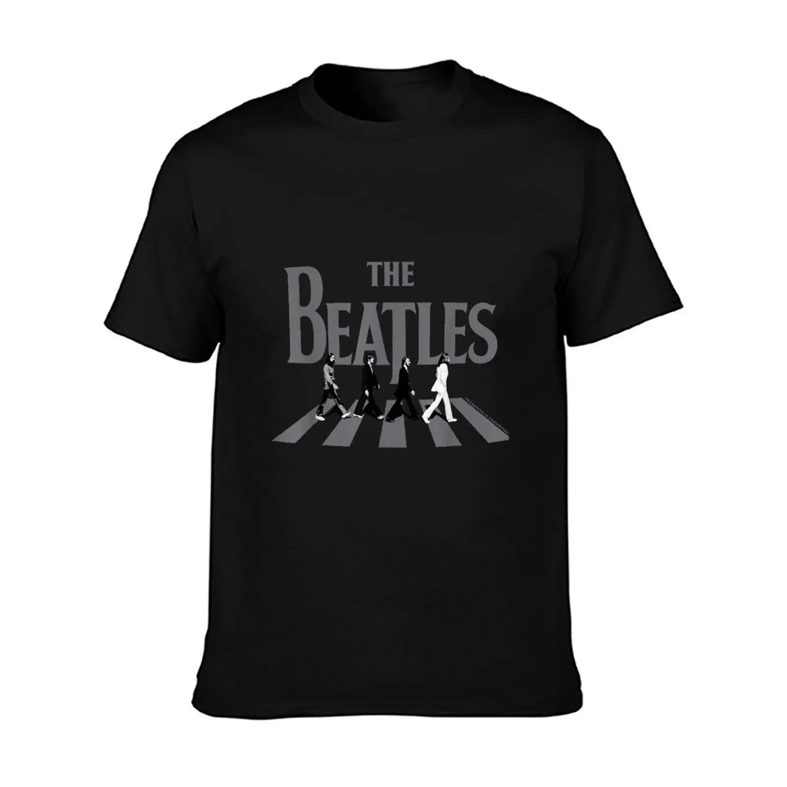 The Beatles - Abbey Road Greyscale Album Cover  Vintage-inspired T-Shirt