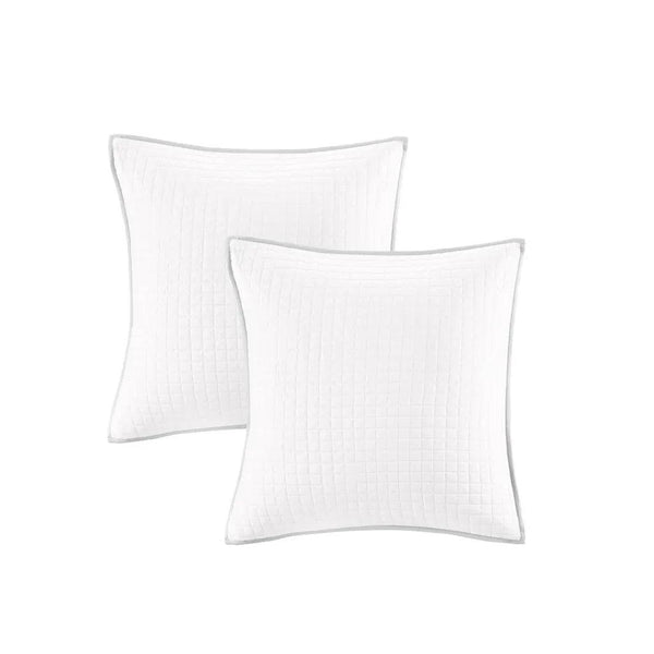 Brooklyn Cotton Jacquard Comforter Set with Euro Shams and Throw Pillows - Gifts for You 'n Me