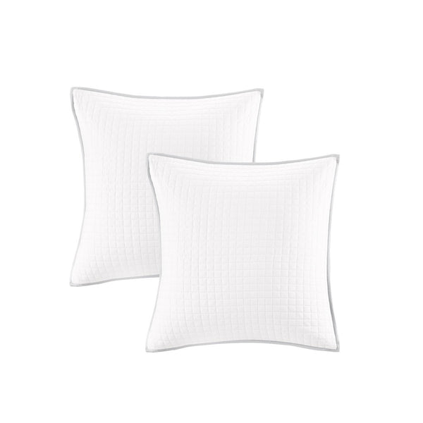 Brooklyn Cotton Jacquard Comforter Set with Euro Shams and Throw Pillows - Gifts for You 'n Me