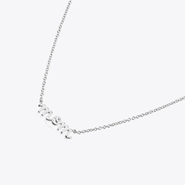 Silver MOM Pendant Necklace - Gifts for You 'n Me