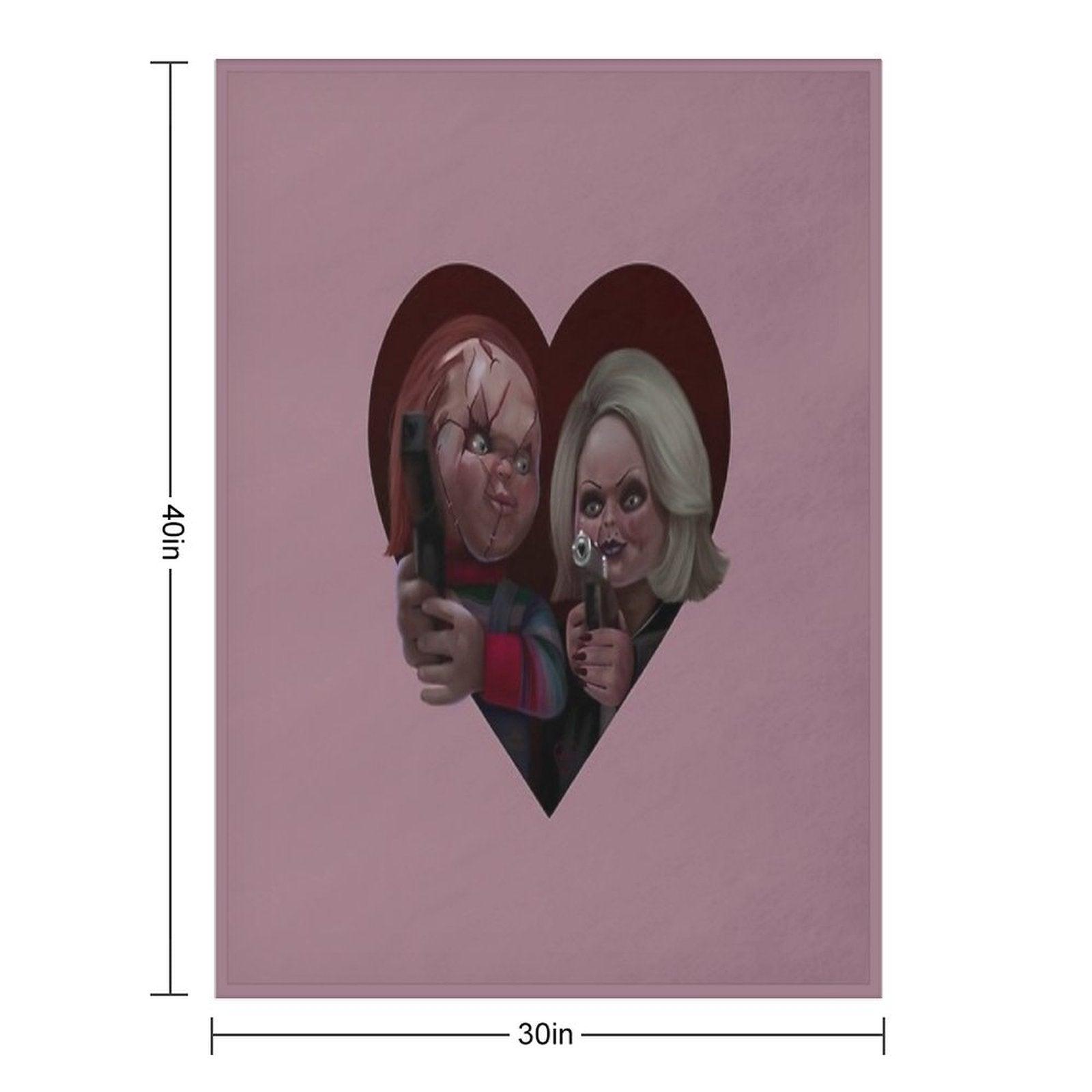Bride of Chucky Throw Blanket