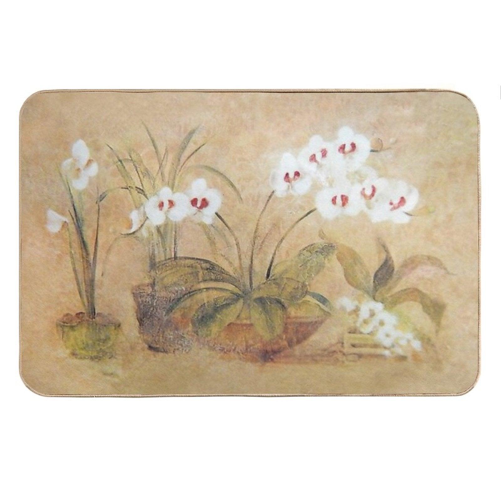 Vintage Orchid Collection Bath Mat