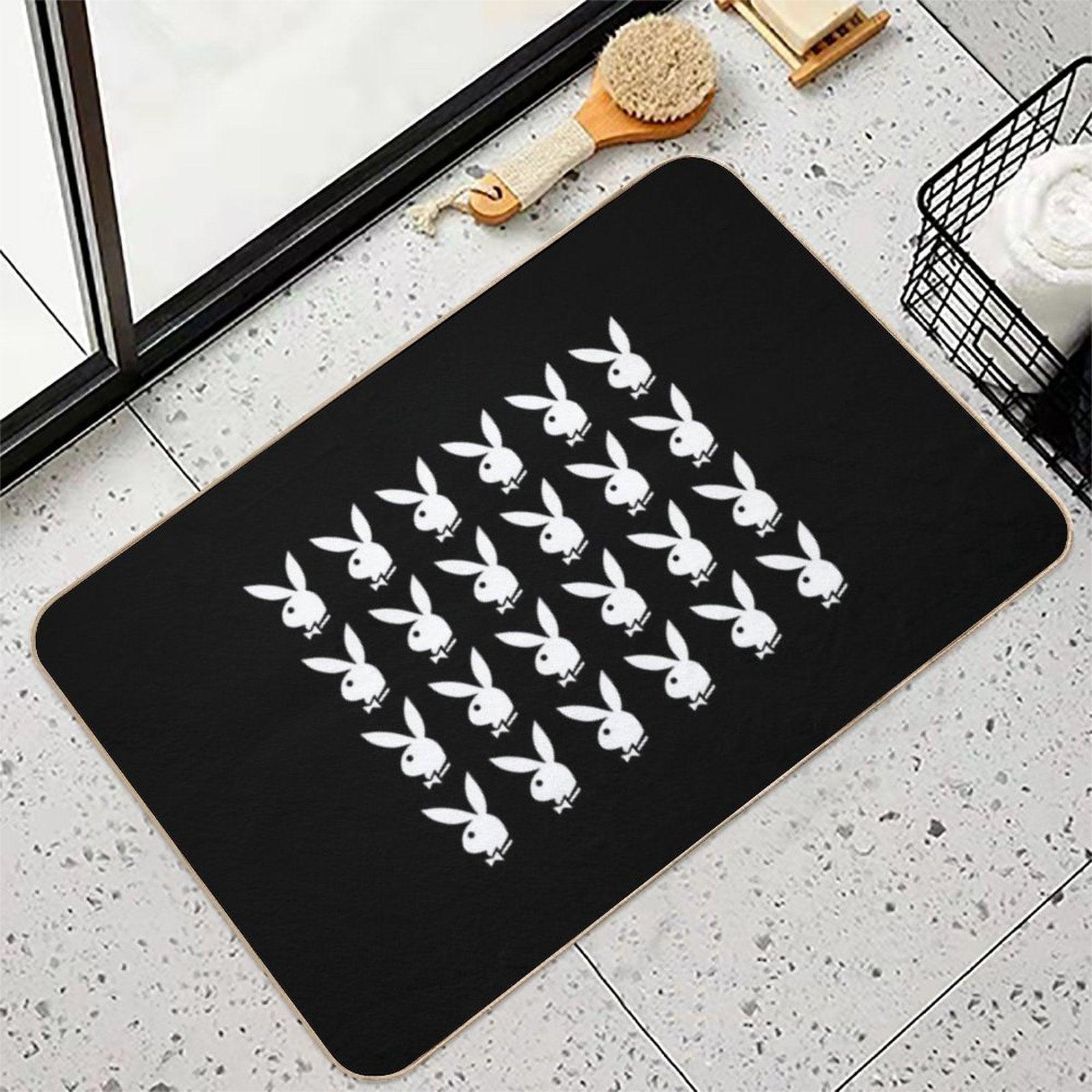 Y2k Bunny Design Bath Mat