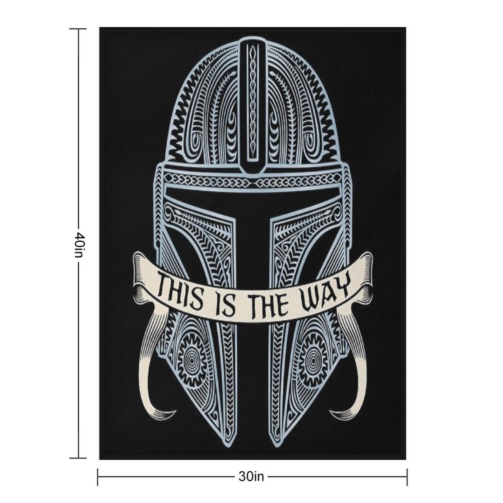 This Is The Way - Tattoo Throw Blanket