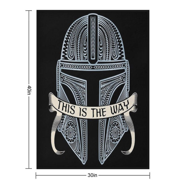This Is The Way - Tattoo Throw Blanket