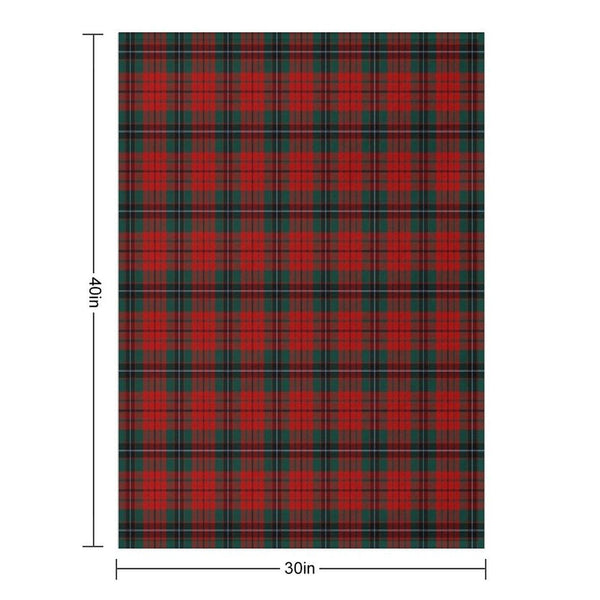 Clan Nicolson Tartan Throw Blanket