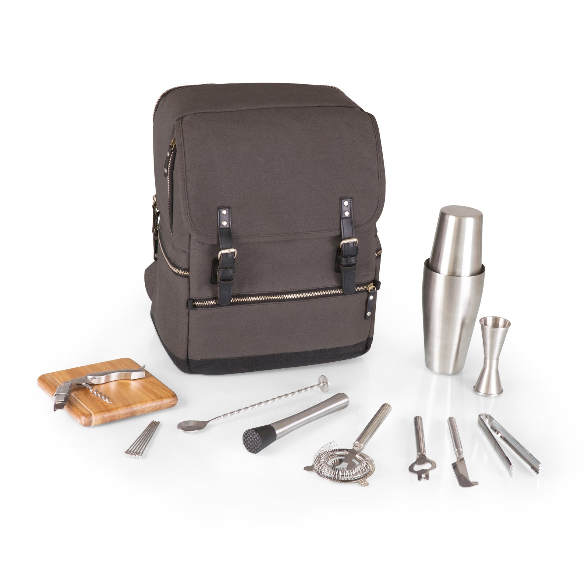 Bar-Backpack Portable Cocktail Set Picnic Time Family of Brands