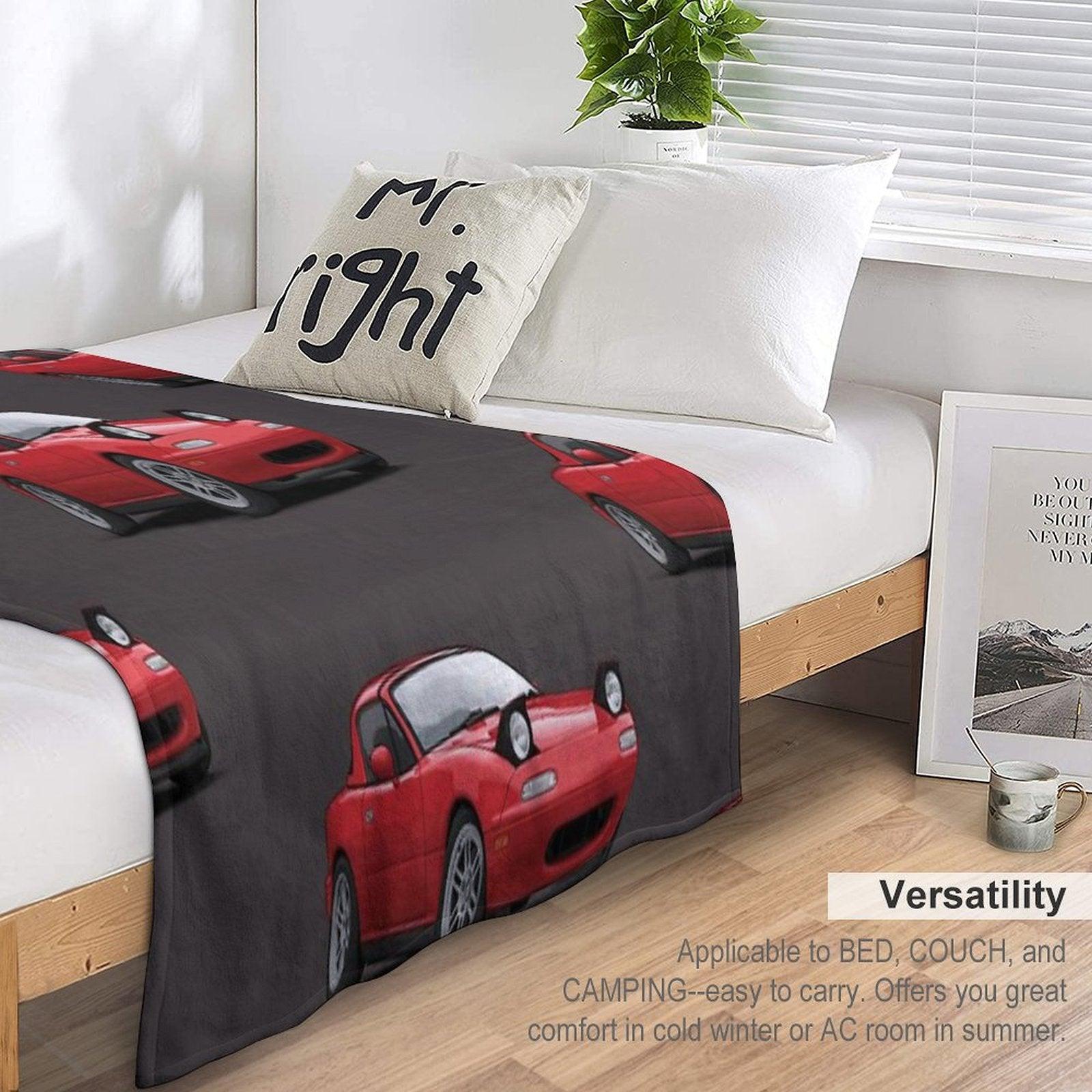 Mx5  Miata NA MK1 Illustration Throw Blanket
