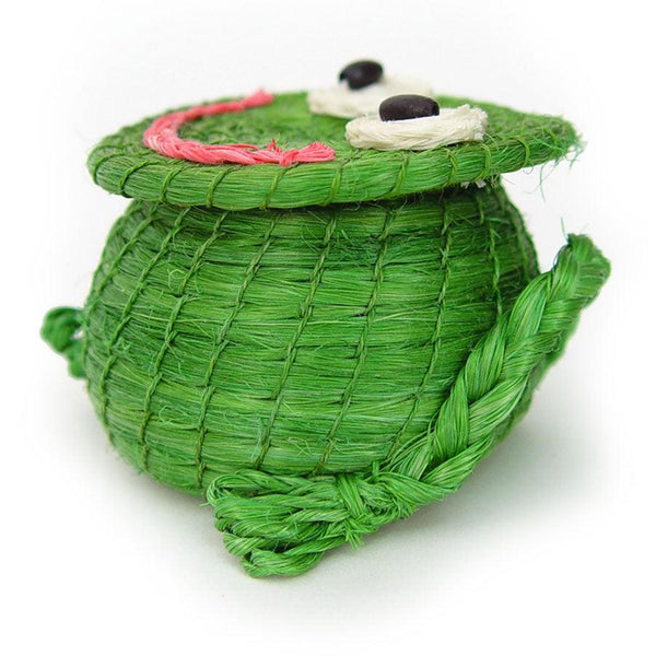 Freddy Frog Lidded Basket