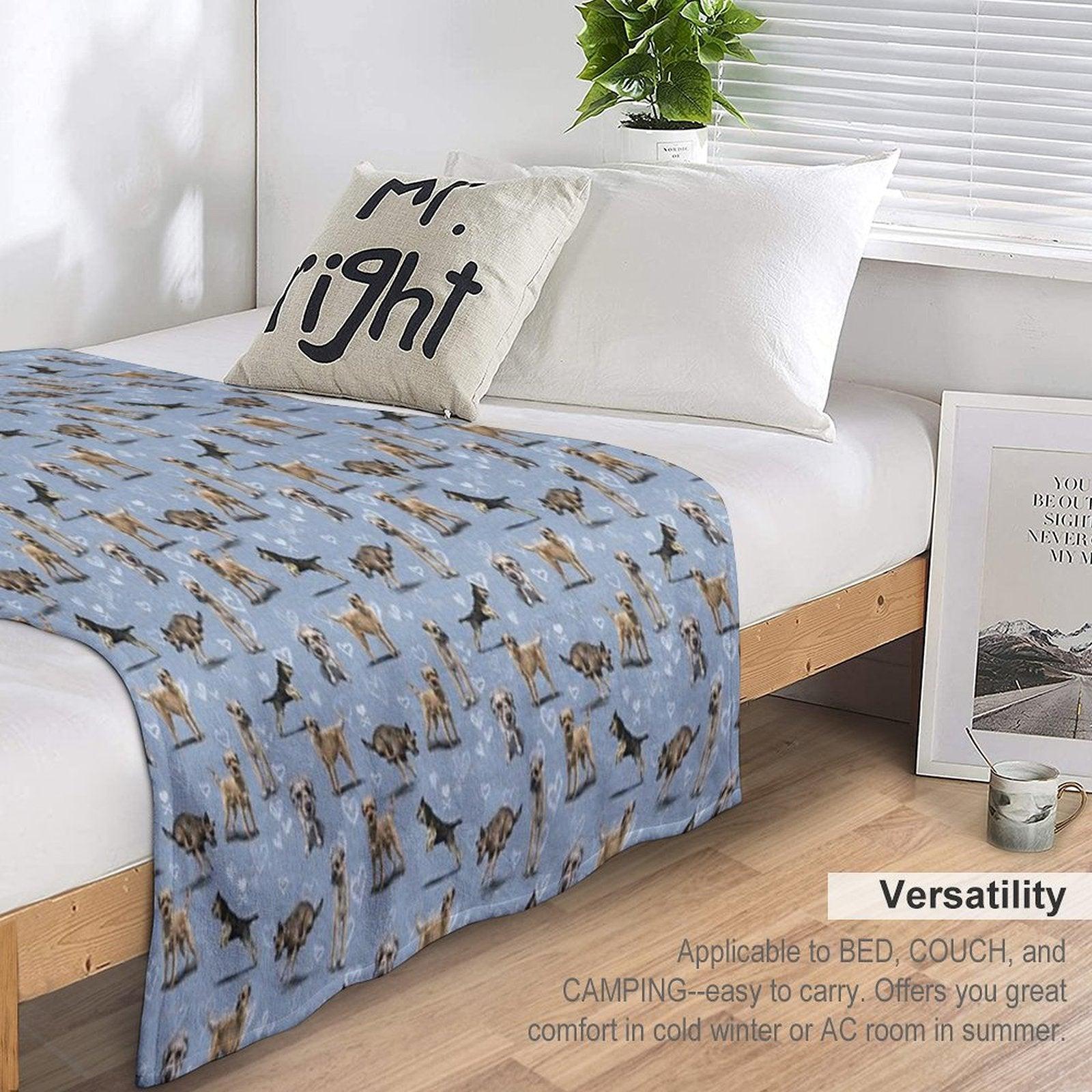 The Border Terrier Throw Blanket