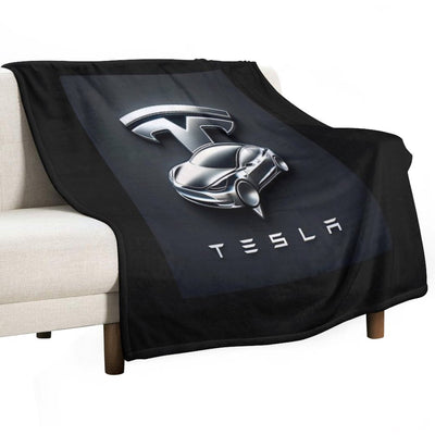 Tesla Logo Comfort Throw Blanket