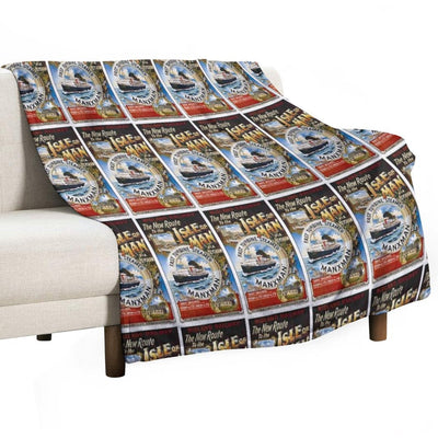 Isle of Man Gift-ready Throw Blanket