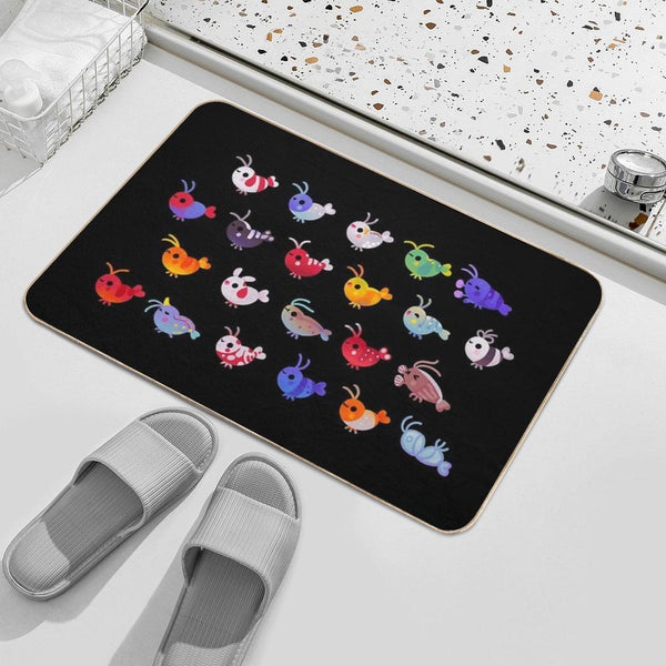Freshwater Shrimp  High-Traffic Bath Mat