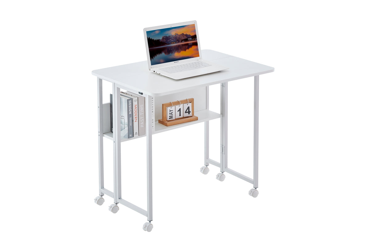 Folding Desk Small Foldable Desk for Small Space