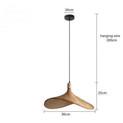 Bamboo Modern Japanese Chandelier Lamp
